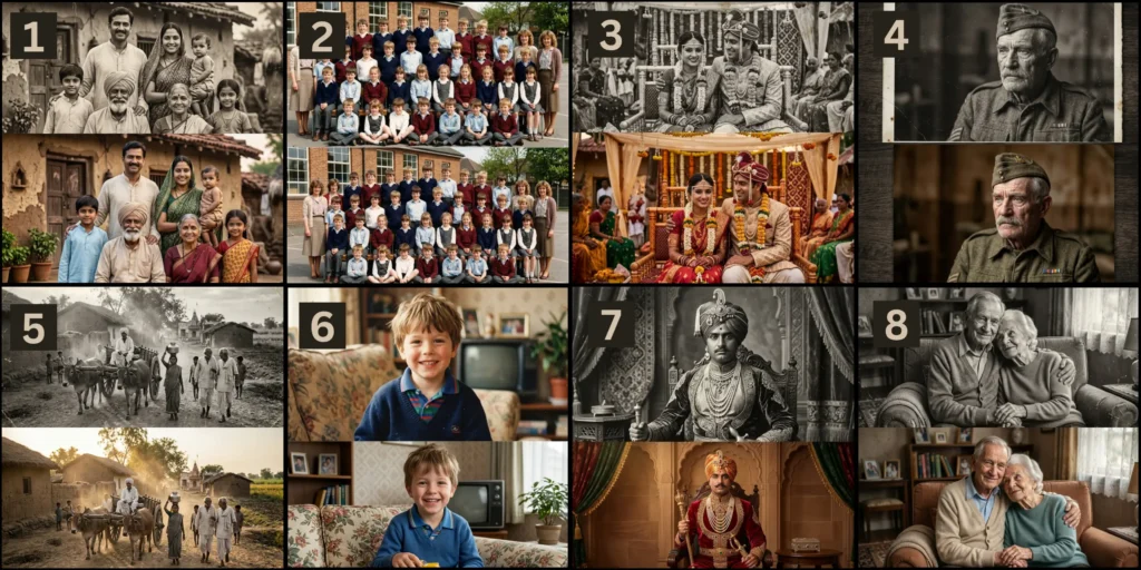Old Photo to New Photo AI Prompt Free
